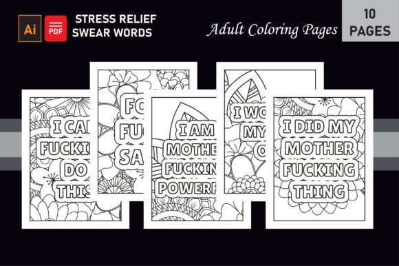 Download Swear Word Coloring Pages for Adults - Premium Resources