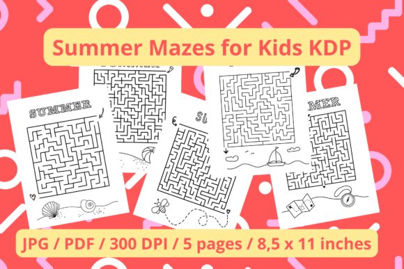 Download Summer Mazes for Kids - Summer mazes Collection